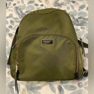 Kate Spade Olive Green Backpack